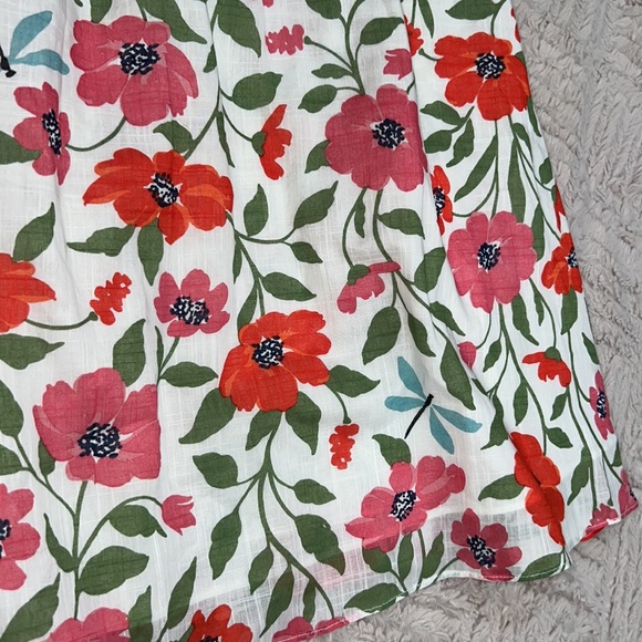 Kate Spade Bold Garden Blooms Smocked Dress with pockets, Small, new with tags - Picture 10 of 16
